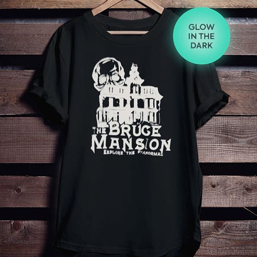 Bruce Mansion Black Cotton T-Shirt